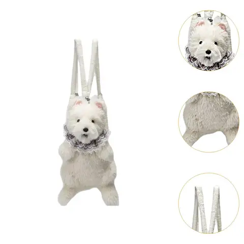 Мягкий рюкзак-собака Perfeclan для девочки