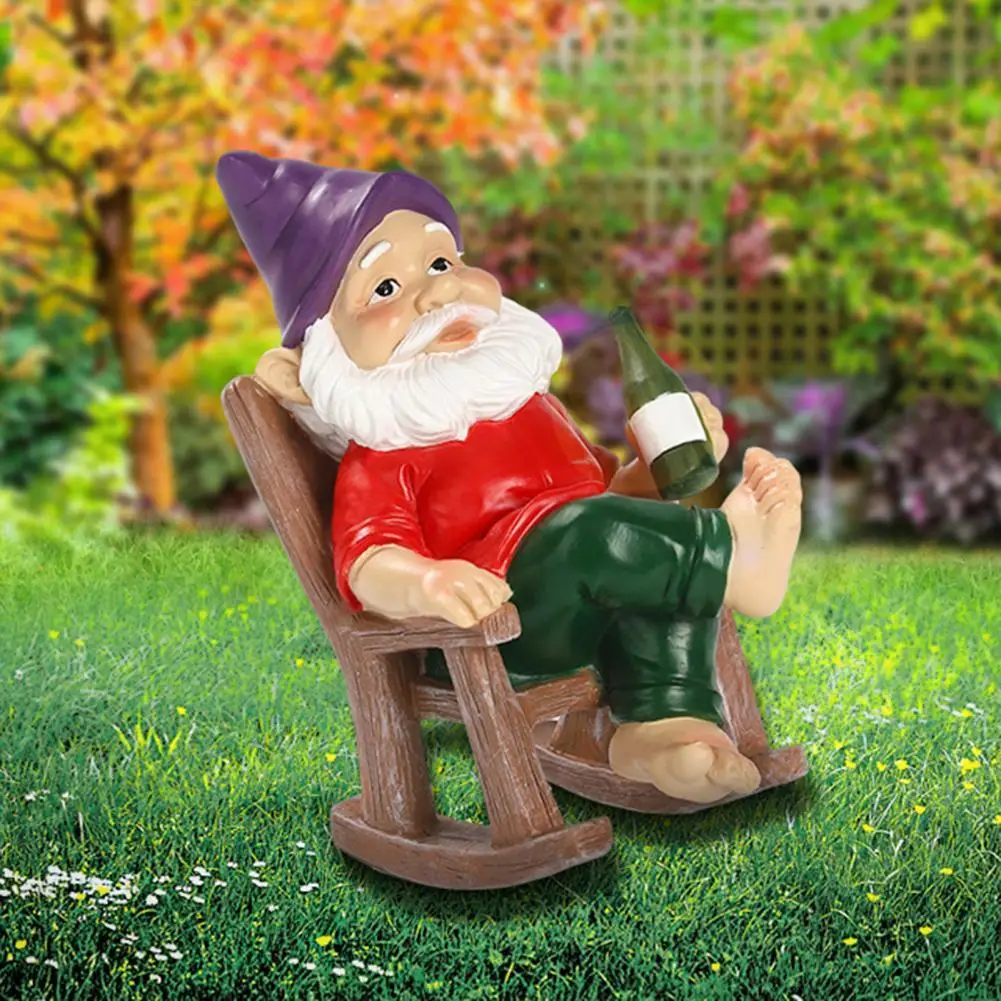 

Демонстрационная форма искусственная статуя из смолы против выцветания устойчивая к атмосферным воздействиям кресло-качалка Статуэтка гн...