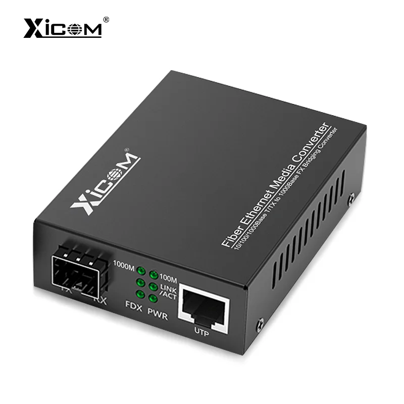 

Gigabit SFP Transceiver Module Optic Media Converter 1.25G SFP slot to Fast Ethernet RJ45 Fiber Optical Switch 1000M 20KM