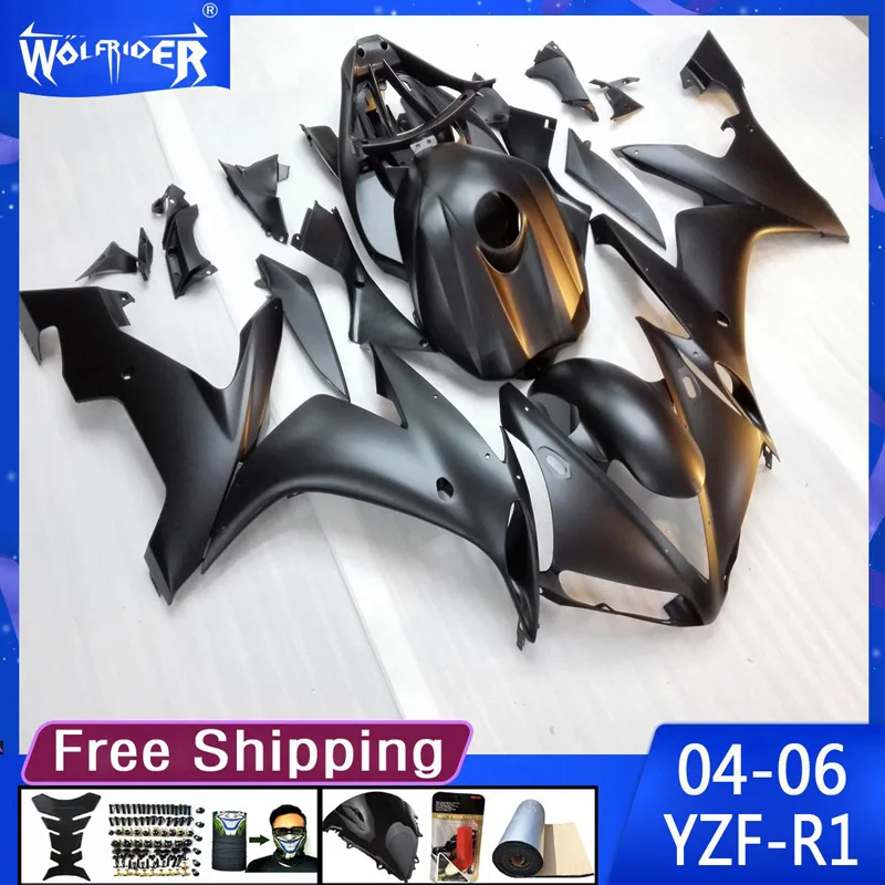 

Motorcycle cowl ABS plastic fairings for YZF-R1 2004-2006 YZFR1 04-06 Motorbike silver grey fairing Manufacturer Customize cover