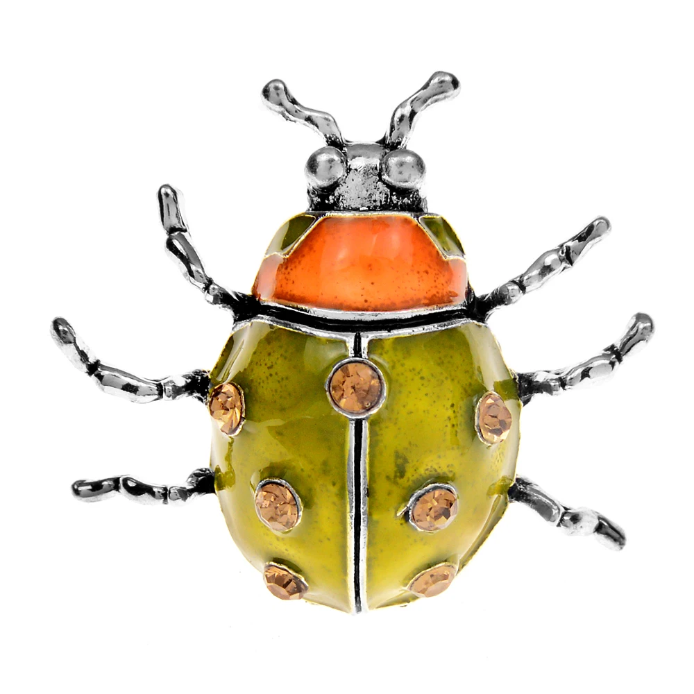

CINDY XIANG New Color Arrival Enamel Ladybug Brooches for Women Large Insect Pins Fashion Jewelry Cute Bug Accessories Good Gift