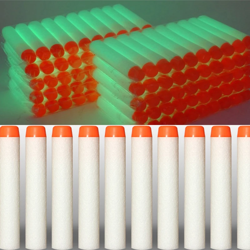 

50/100PCS Soft Gun Bullets for Nerf Universal 7.2cm EVA Solid Sucker Foam Elite Bullet Toy Gun Accessories Gifts Toys for Kids