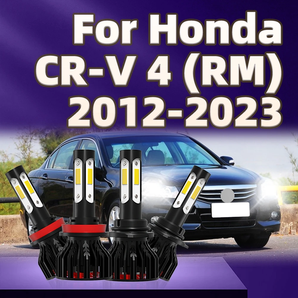 130W 6000K Автомобильная Лампа головного света H11 HB3 лампочки для Honda светодиодный 4 (RM)