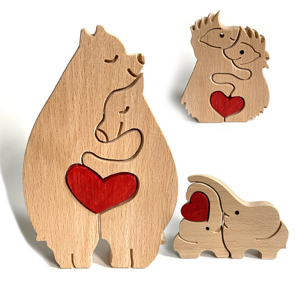 

3 шт., деревянные декоративные скульптуры в деревенском стиле