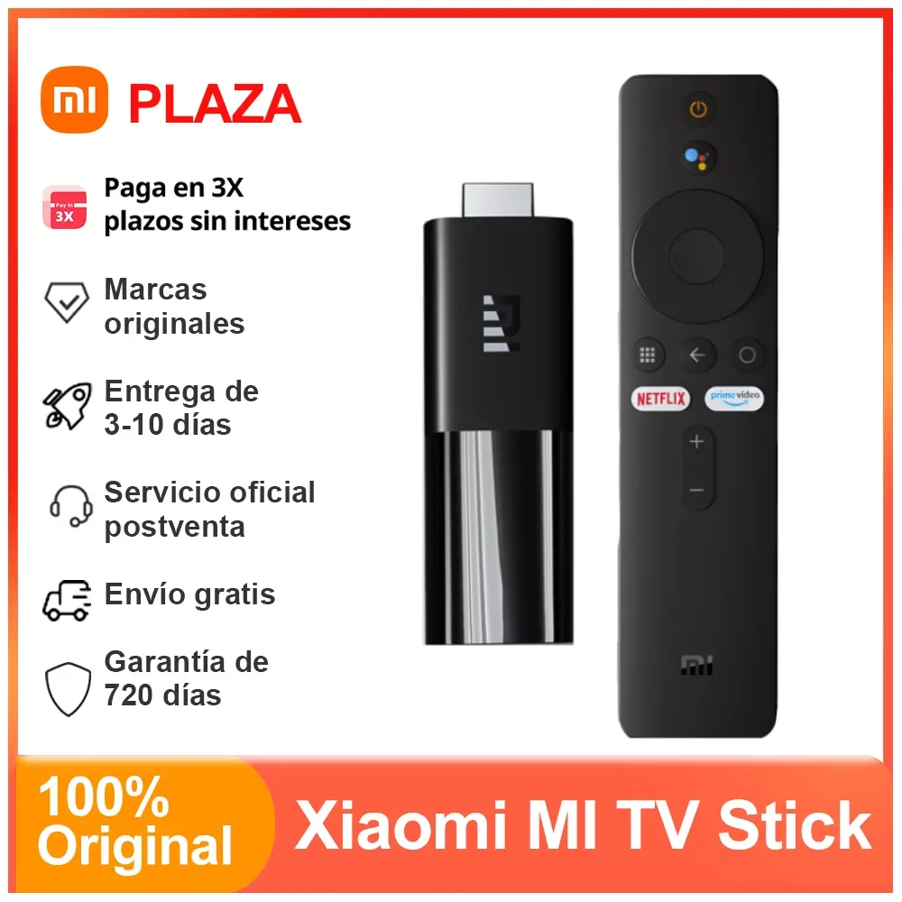 

NEW2023 Mi TV Stick Smart Android TV 9.0 Quad-core Dolby DTS Dual Decoding Assistant , Global Version