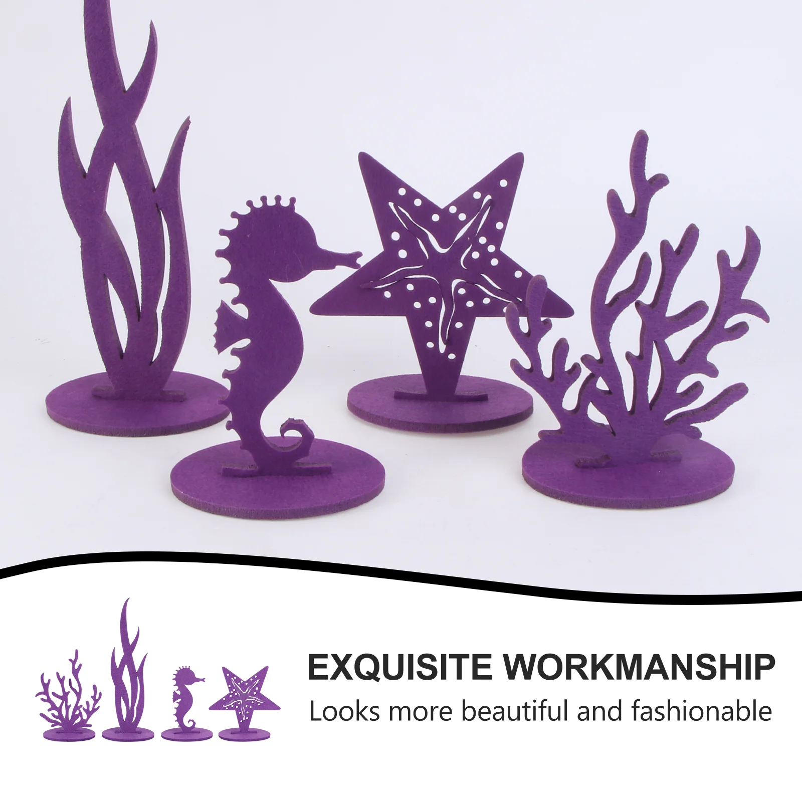 Фетровые украшения украшение для офиса рабочего стола летняя фигурка из морских