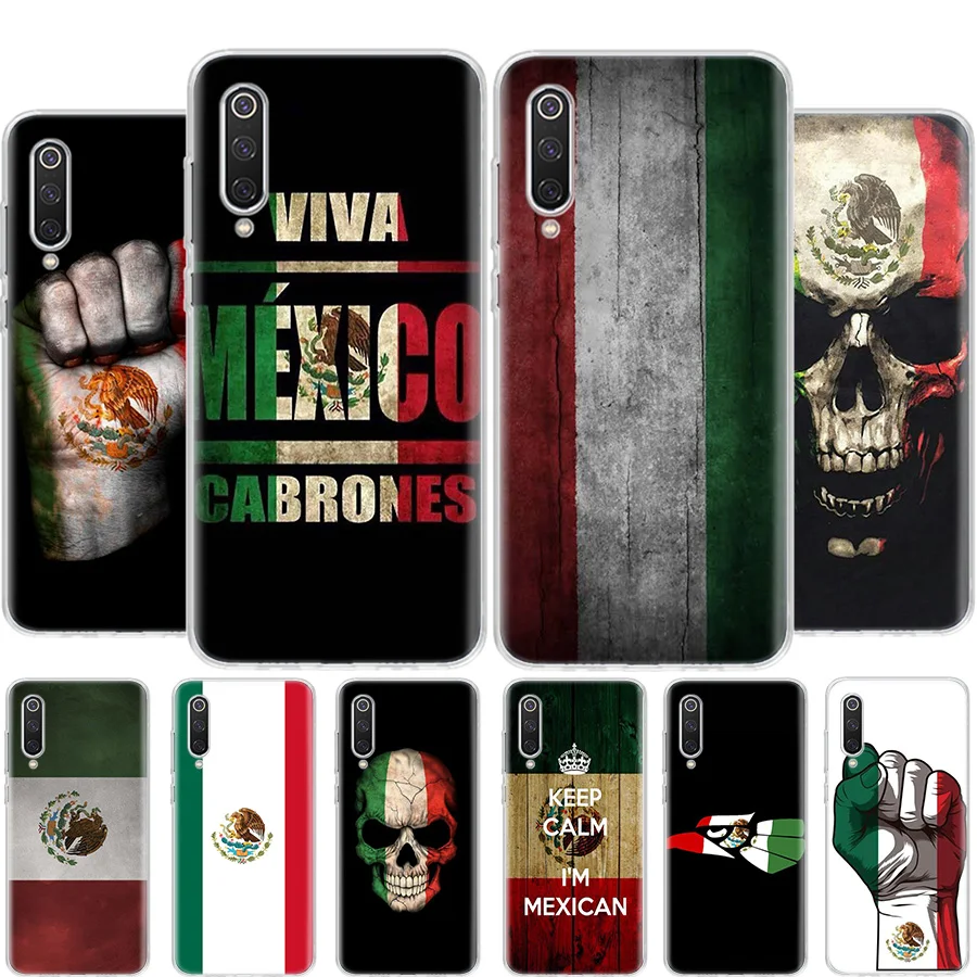 

Mexico Mexican Flag Phone Case For Xiaomi Poco X4 NFC Pro 5G X3 GT M4 M3 M2 Mi F3 F2 F1 A1 A2 Lite A3 Note 10 CC9E Coque Soft