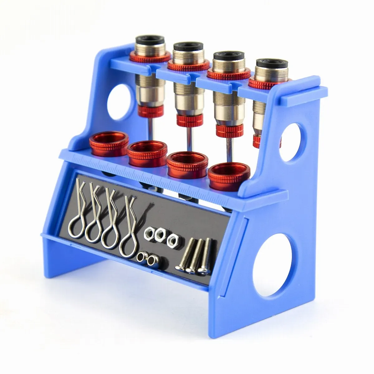 

Tool Shock Absorber Bracket Holder Add Oil Stand Socket with Magnetic for RC Off Road Truck Buggy Truck Buggy Crawler CAR