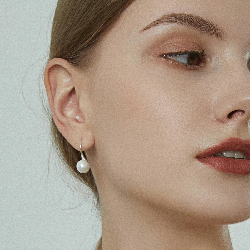 Серьги-капельки WOSTU розовые из серебра 925