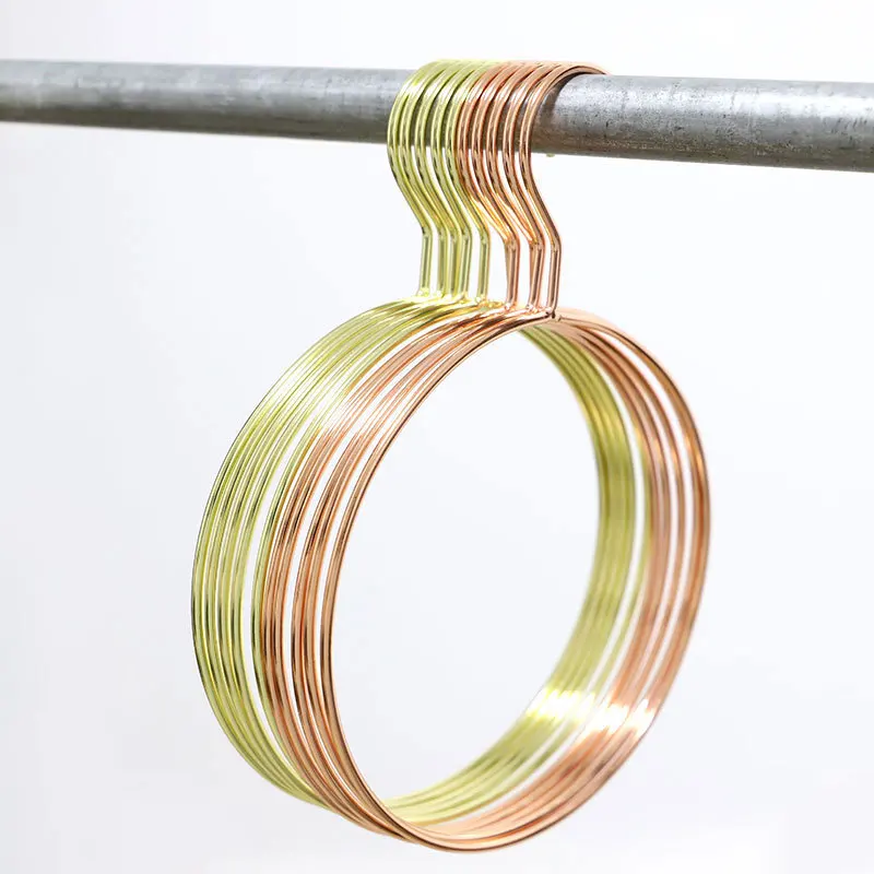 

5 Pcs Nordic Round Hanger Storage Oval Scarf Rack Silk Tie Hook Ring Hanging Underwear Belt Pants Rack Organizer Display Rack