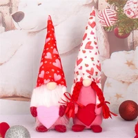 faceless doll fashion lightweight aesthetic valentines day gnome decoration for bedroom gnomes ornament gnome decoration