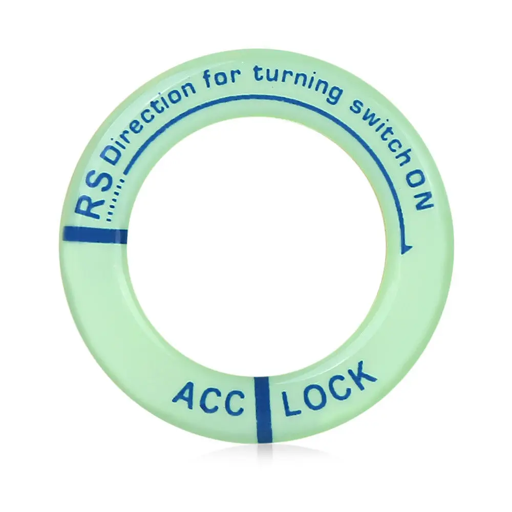 

Светящиеся автомобильные флуоресцентные наклейки зажигания 3D наклейки для тюнинга автомобиля мотоцикла Светящиеся Кольца для ночного украшения