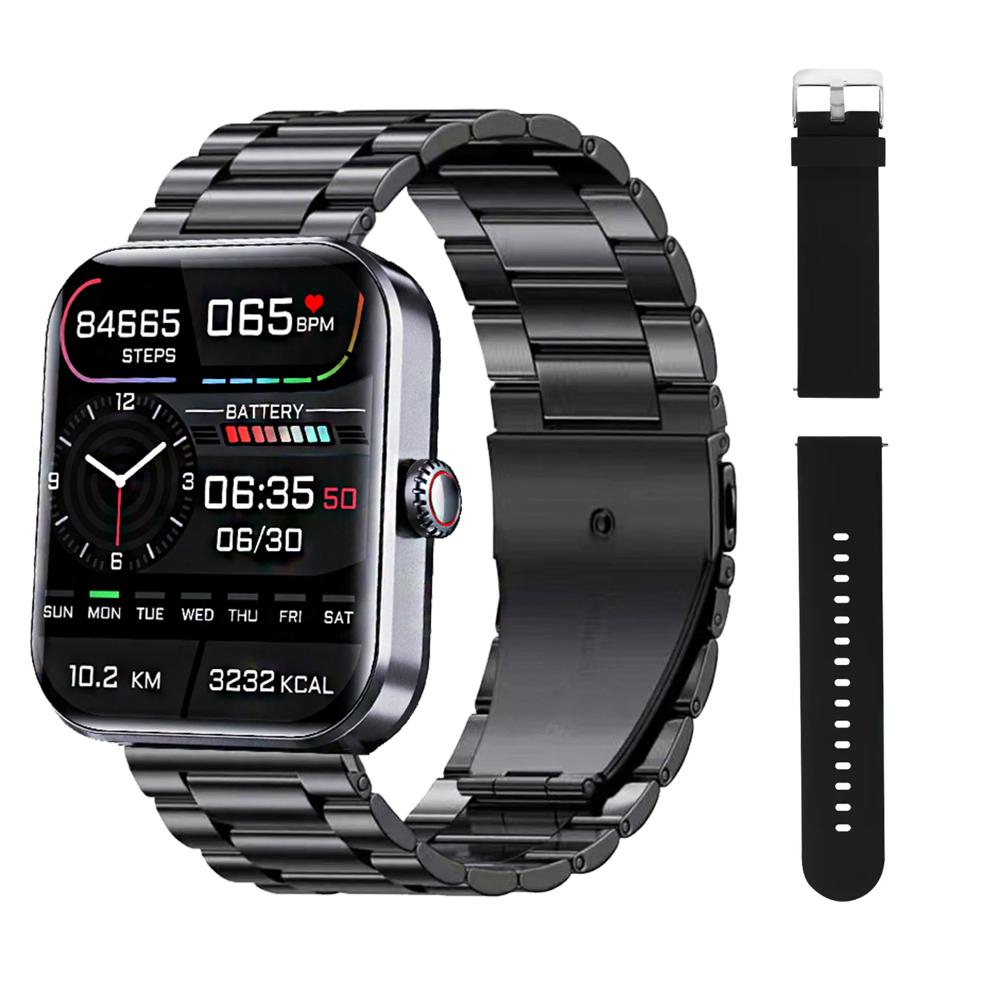 

F57L 2023 New Smart Watch Blood Glucose Sugar 1.9inch 50+ Sport Smartwatch Men Women 24 Hour Heart Rate Fitness Tracker