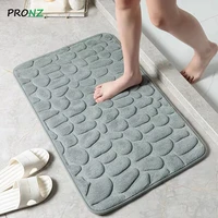 bathroom mat non slip carpets cobblestone embossed mat in wash basin bathtub side floor rug shower room absorbent doormat pad