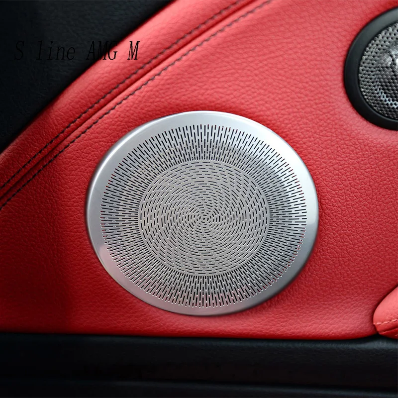 

Автомобильный Стайлинг задняя дверь панель аудио Звук громкоговоритель крышка гриль ремонт наклейки отделка для BMW 2 серии Coupe F22 F23 2014-2019