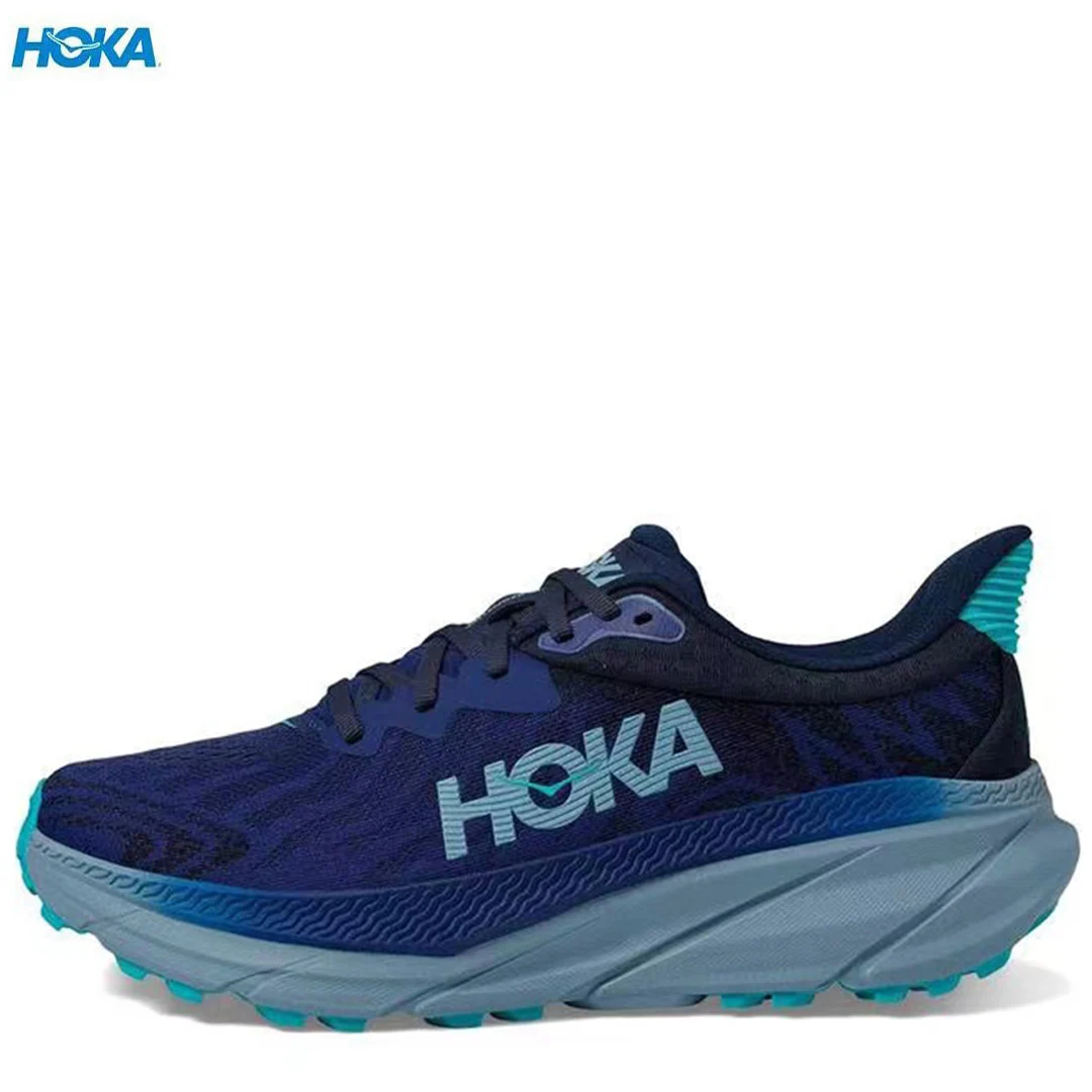 

Hoka OneOne Challenger ATR 7 Stone Blue Sport Running Shoes Breathable Anti Slip Men Lifestyle Outdoor Hiking Sneaker