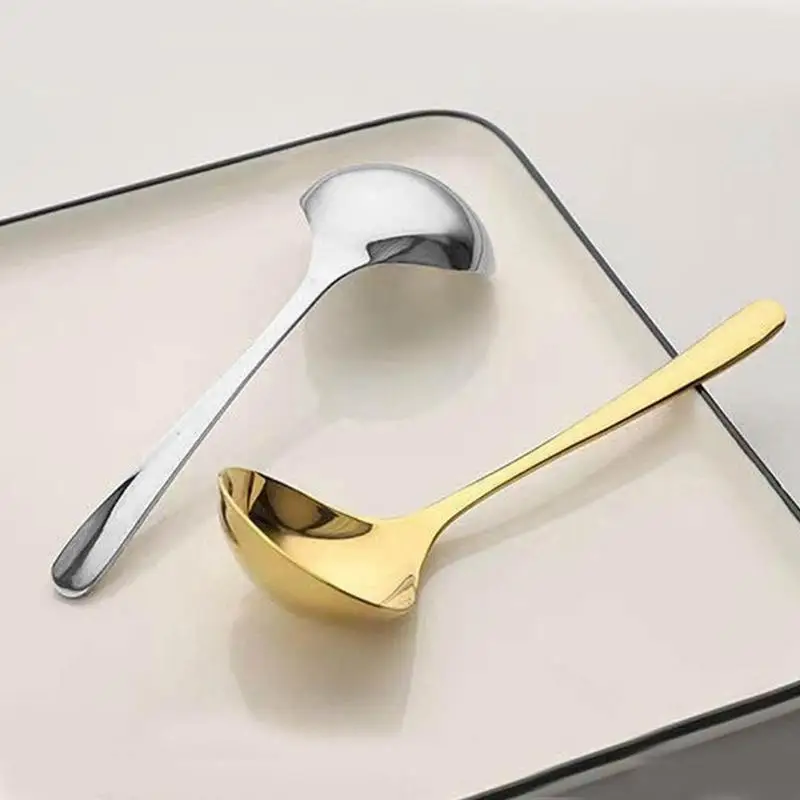 Stainless Steel Tableware Set Spoons Big Spoon Kitchen Spoon