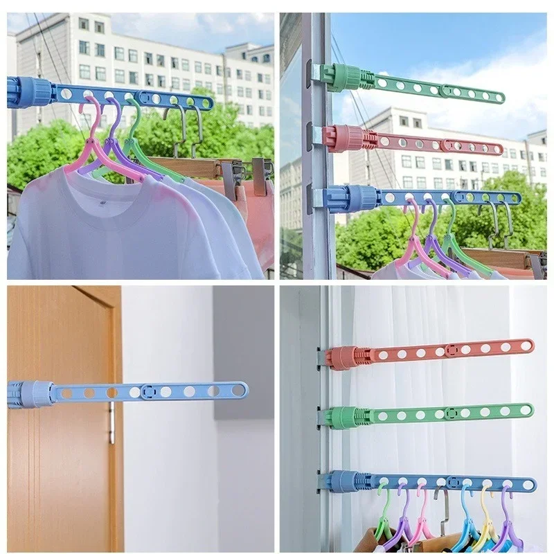 1 шт. портативная вешалка для одежды 8 отверстий