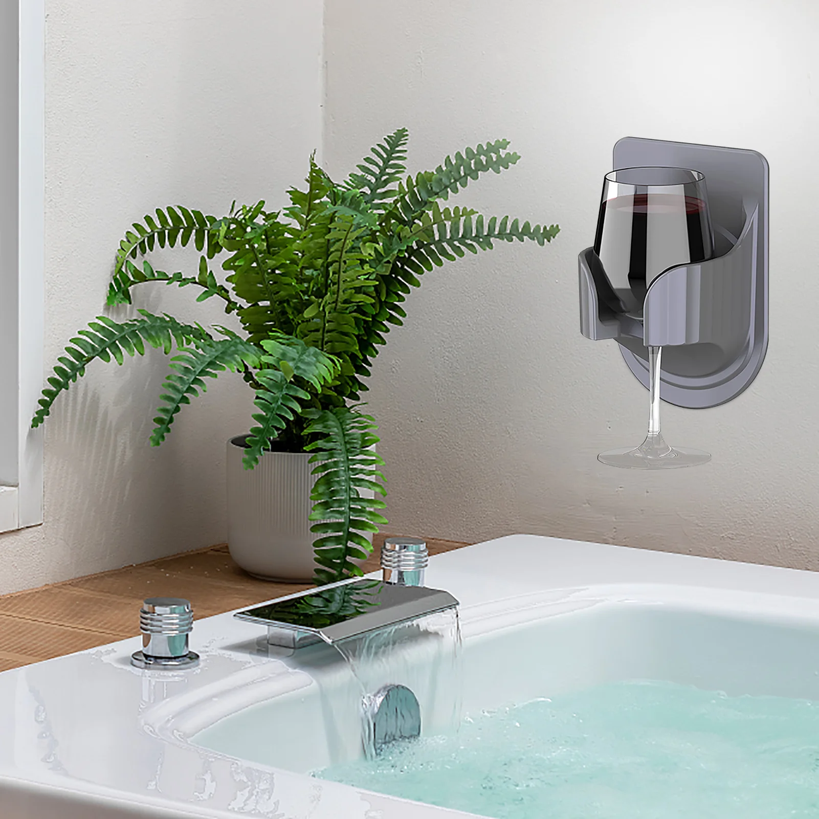 

Настенный держатель для чашек, подставка для стаканов для душа и ванны, для вина, для отличного использования