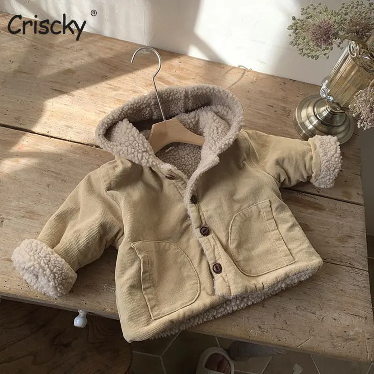

Criscky 2022 Kids Winter Coats Children Outerwear Boy Warm Jacket Baby Girls Jackets for Autumn Spring Casual Children Clothing