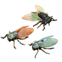 cicada insect figurines 6cm lifelike wild animal action figure abs miniature scientific living creature collectible model
