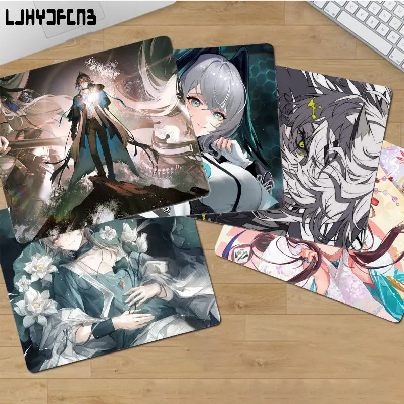 

Arknights Mousepad Non-slip Lockedge Cartoon Anime Gaming Mouse Pad Keyboard Mouse Mats Smooth Company For PC Gamer Mousemat