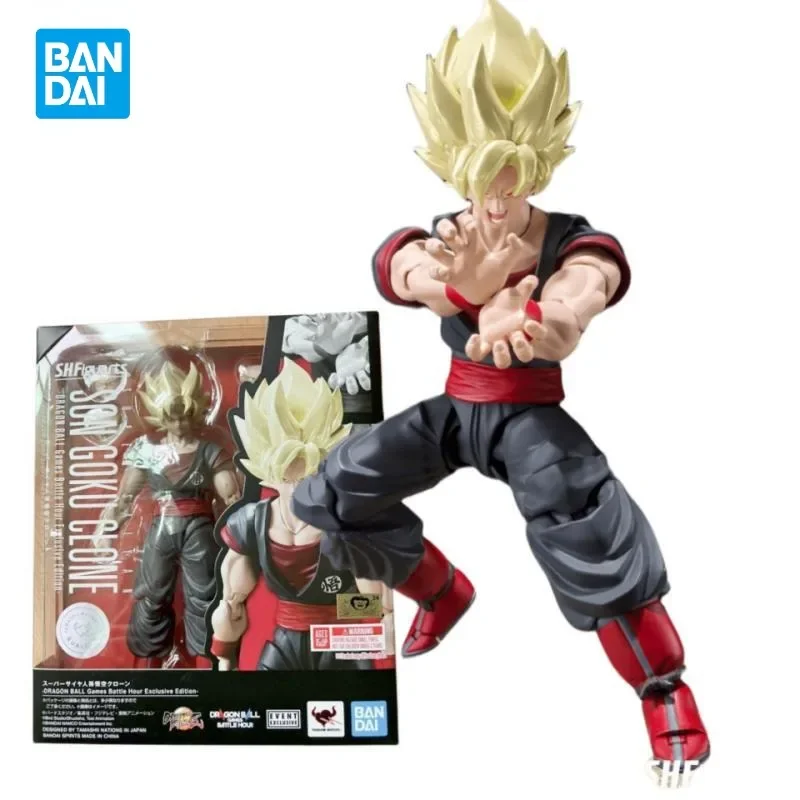В наличии оригинальная Bandai SHF Dragon Ball Saiyan Goku Human Clone эксклюзивная серия