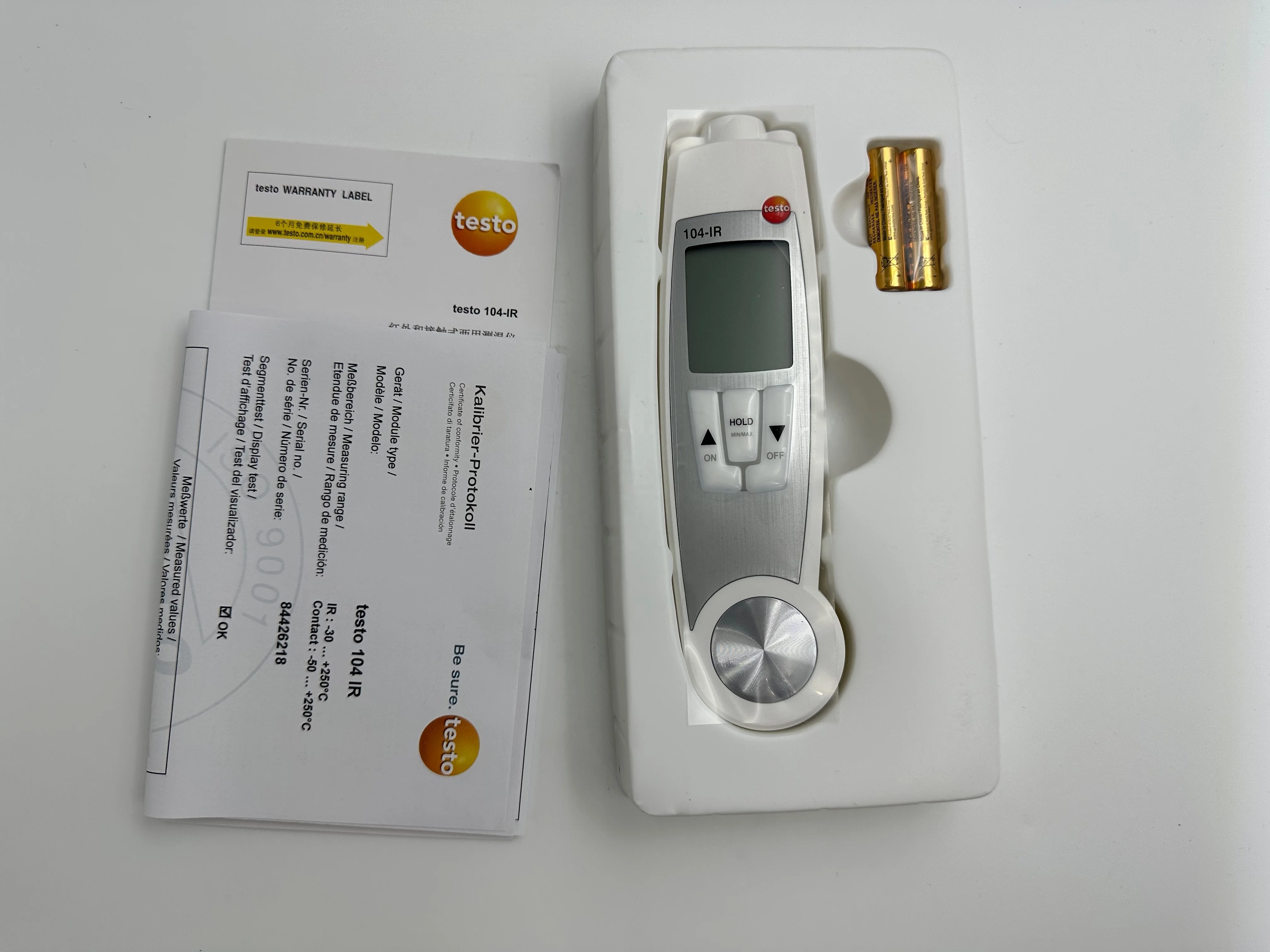 Оригинальный и совершенно новый цифровой термометр testo 104-IR для пищевой