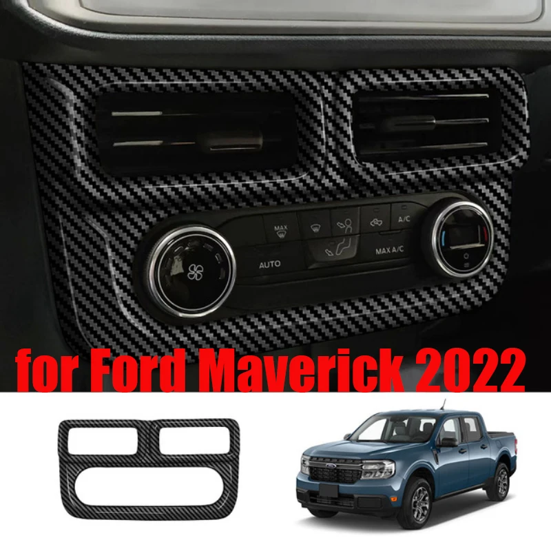 

Для Ford Maverick 2022 2023 ABS интерьер Кондиционера Переключатель переменного тока кнопка управления регулируемая крышка отделка стикер автомобильные аксессуары