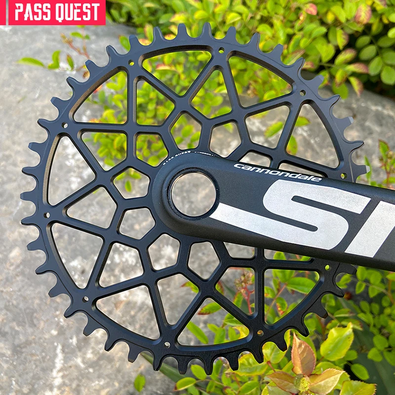 

PASS QUEST SL SISL 0mm Offset Chainring Narrow Wide Teeth Install Directly Chainwheel for 12 Speed Mountain Bike Gravel 28-52T