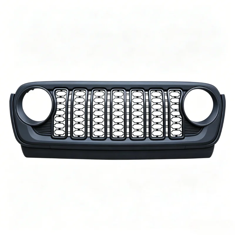 Фото Для Jeep Wrangler JL Gladiator JT JL1300 2018-2024: Передний бампер, воздухозаборник, решетка радиатора, комплект обвеса кузова №3