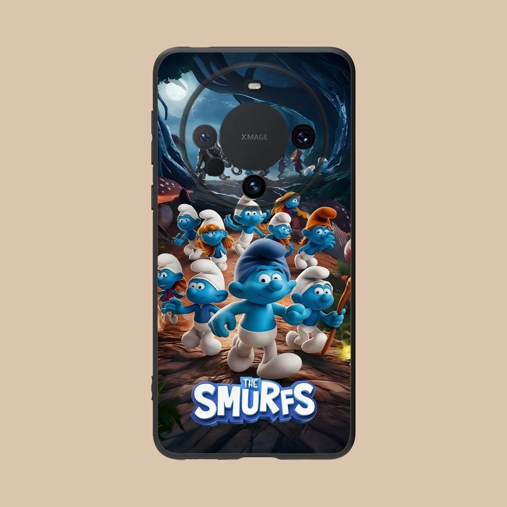 Smurfs Smurfette Smart Чехол для мобильного телефона Huawei Mate 60 50 40 30 20 10 Pro Plus Lite E 5G Черный