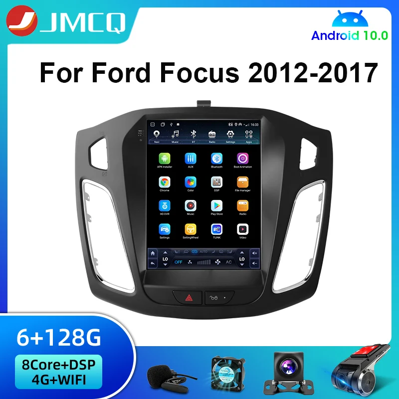 

2 Din Android 11 Car Radio Multimedia Video Player For Ford Focus 3 Mk 3 2011 - 2019 Carplay Stereo Speakers Head Unit DSP RDS