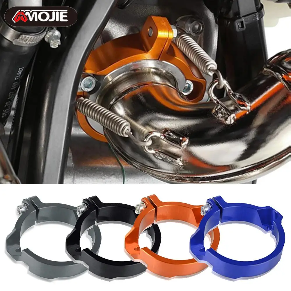 

Exhaust Tip Muffler Pipe Clamp With Flanges Protector For 250 300 EXC XC XCW/XC-W Six Days/TPI 2017 2018 2019 2020 2021 2022