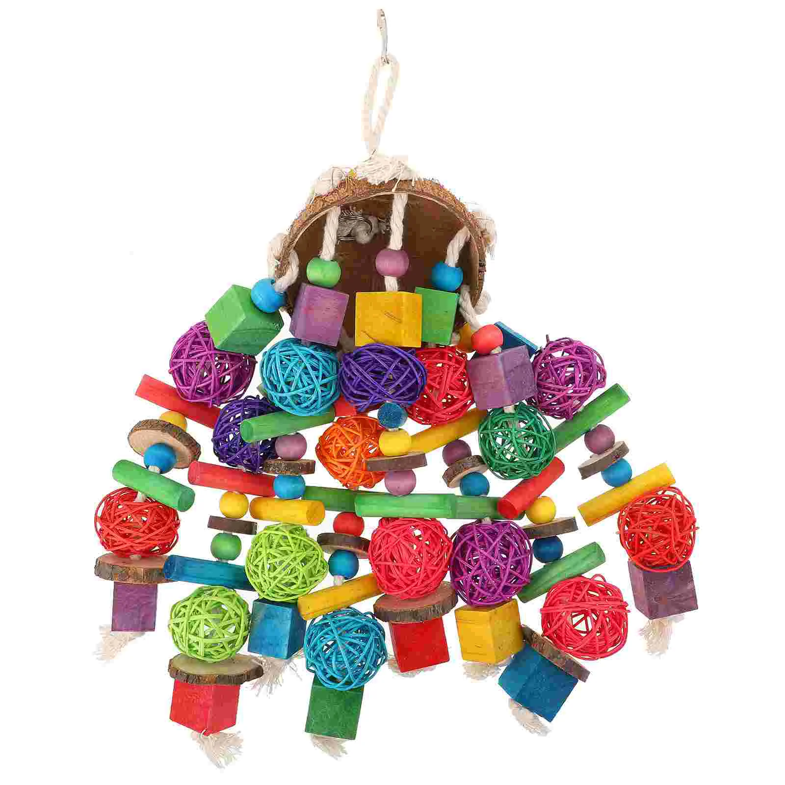 

1Pcs Parrots Chew Supply Cage Hanging Chewing Swings Cage Pet Bird
