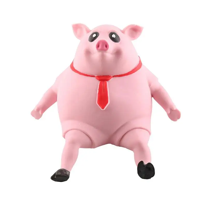 

TPR Funny Pigs Stress Relief Squeeze Toys Slow Rebound Piggy Doll Stress Relief Toys Kids Interesting Gifts for Children