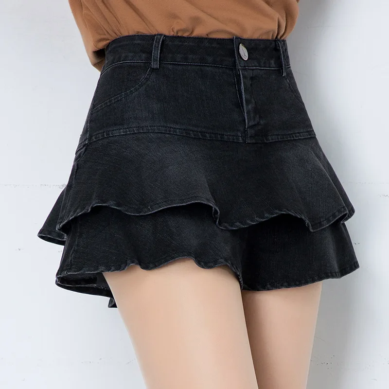 Весна 2024 удобные короткие брюки-кюлоты из двух частей женские летние новые