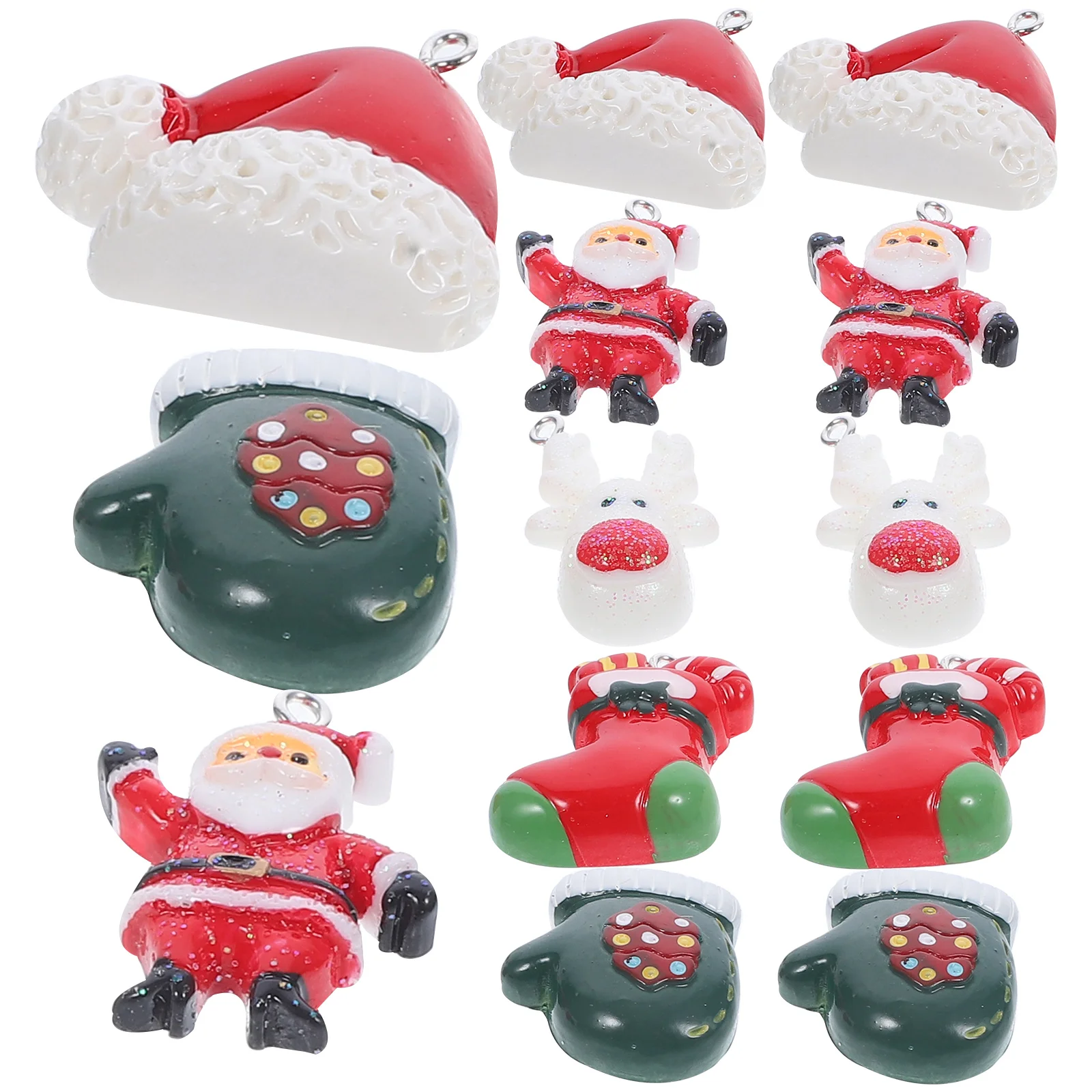 

20 шт. брелок для ключей, рождественские украшения, подвеска, искусственное украшение, дерево для пожилых