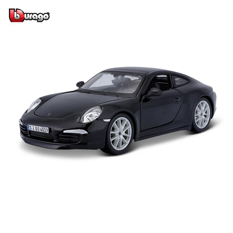 

Bburago 1:24 Scale Porsche 911 Carrera S black alloy racing car Alloy Luxury Vehicle Diecast Cars Model Toy Collection Gift