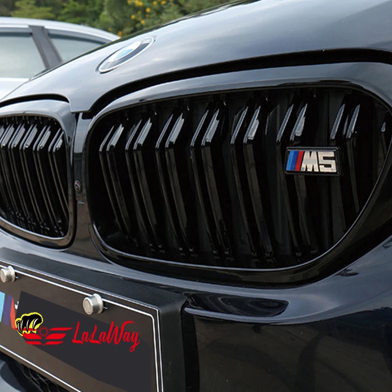 Для BMW 5 серии 525li 530 M5 2018 2019 2020 2021 сетка с Сотами противотуманная деталь открытая