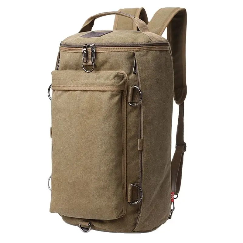 

Canvas Backpack Multi-function Travel Large Capacity Military Tactical Pack Army Men Shoulder Bag Outdoor Camping Bag