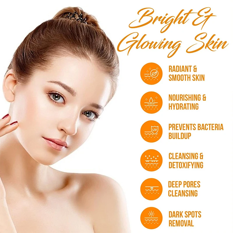 Крем для лица с куркумой + витаминами C лечение прыщей удаление темных пятен