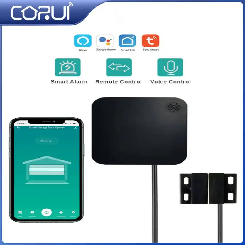 

Умный переключатель для гаражных дверей CORUI Tuya, Wi-Fi, дистанционное управление через приложение, работает с Alexa Google Home