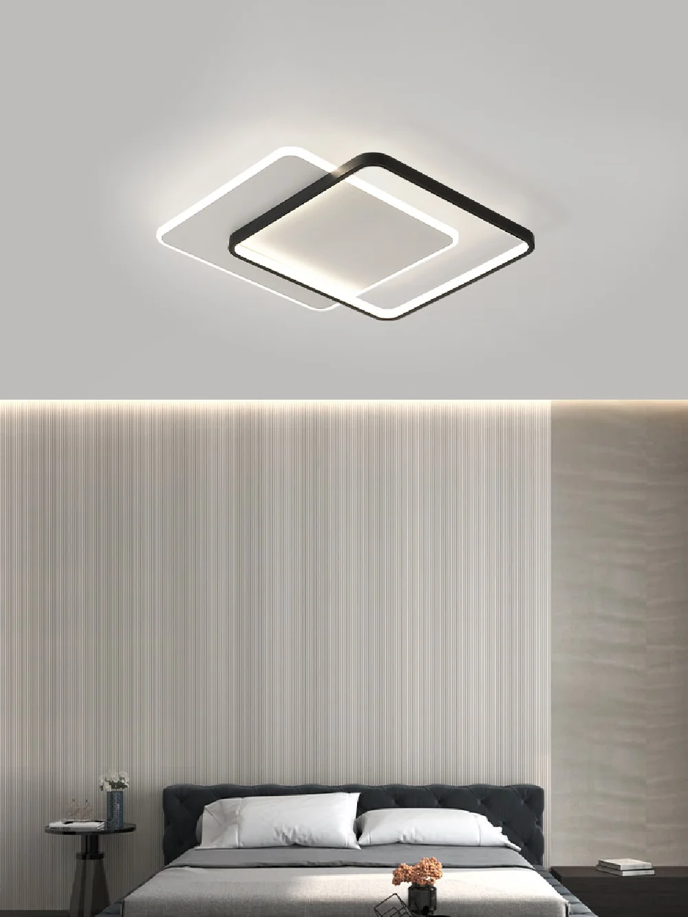 Bedroom lights ceiling lamp simple modern Nordic ins room study creative minimalist ultra-thin led balcony master bedroom lamps