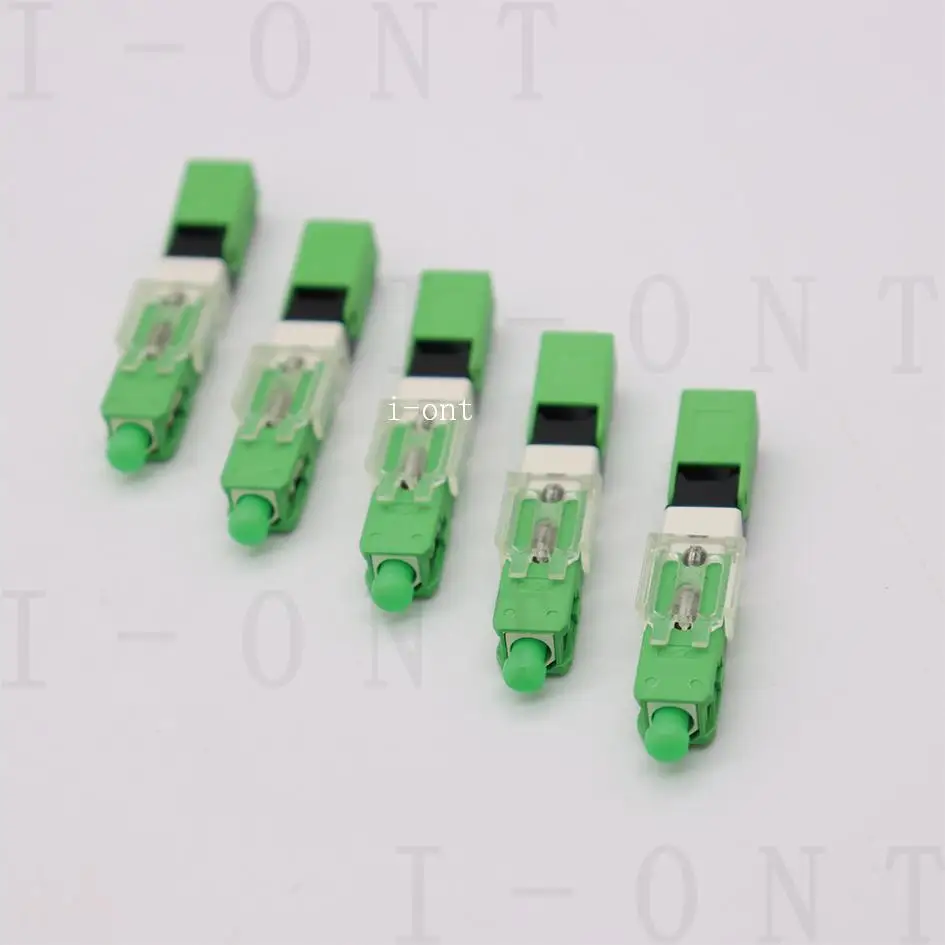 Free Shipping FTTH Fast Conector SC APC Single-Mode Fiber Optic Quick Connector FTTH SM Optic For Telecom