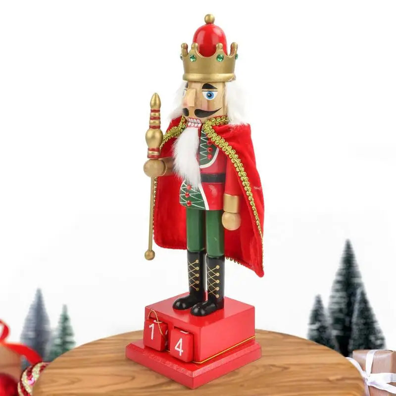 

King Nutcracker Christmas Ornaments Wooden Nutcracker Christmas Home Creative Crafts Decorations Festive Christmas Decor For