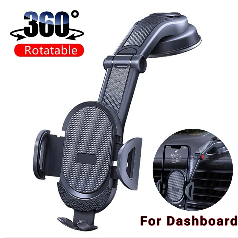

360° Rotation Sucker Car Dashboard Cell Phone Holder Universal Car Air Vent Cellphone Stand Clip GPS Mount Support Base Bracket