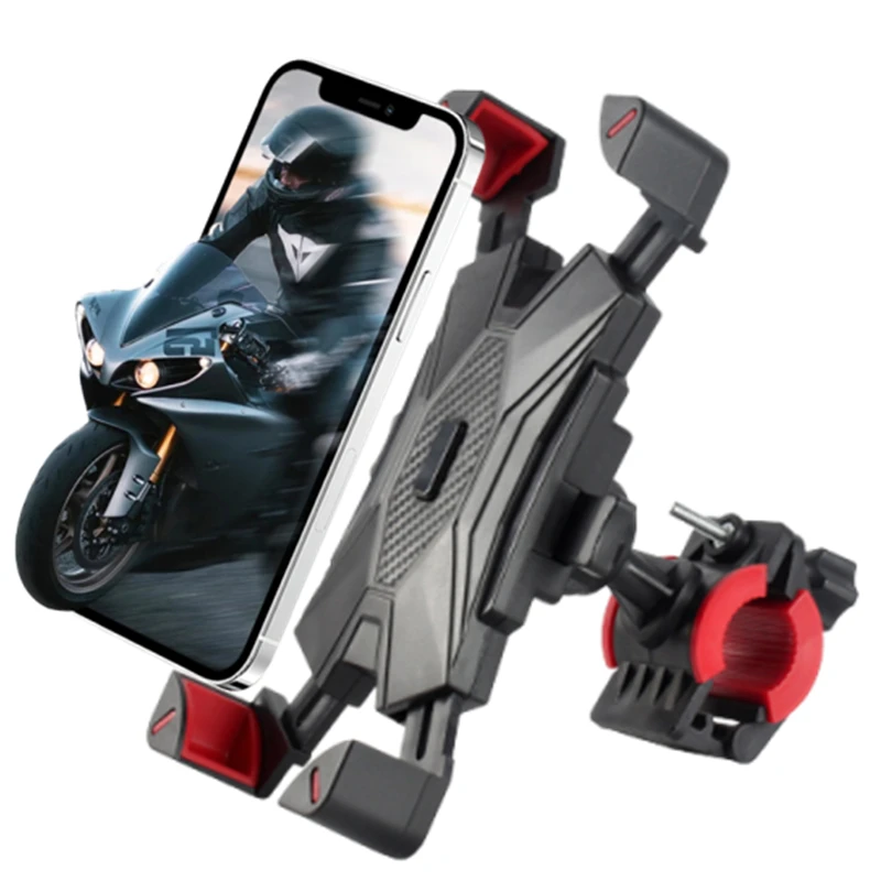 

Bicycle BIke Phone Holder View Universal Bicycle Phone Bracket With Shockproof For Mobile Phone Stander Bike Moto GPS Clip