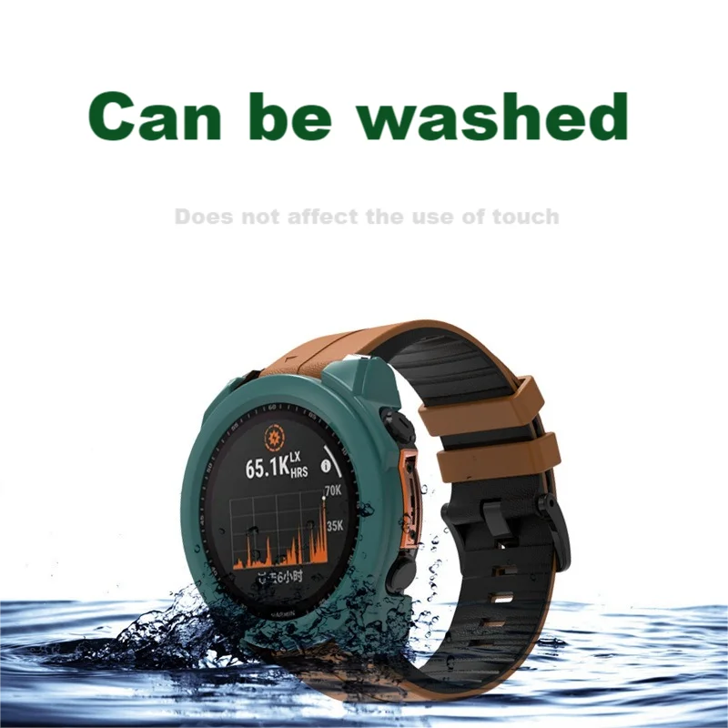 2 в 1 закаленное стекло для защиты экрана от царапин Garmin Fenix 8 43 мм 47 51 защитная