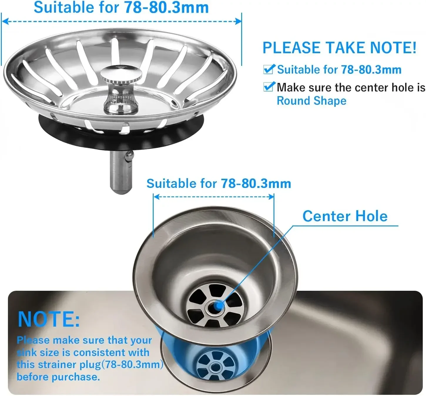 

Фильтр-сетка из нержавеющей стали для раковины